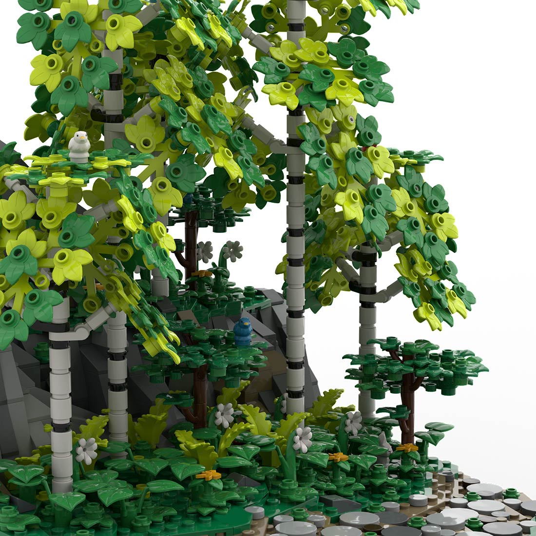 MOC - 207822 B5 Castle Hohengeroldseck Klemmbausteine - LesDiy - Klemmbausteine