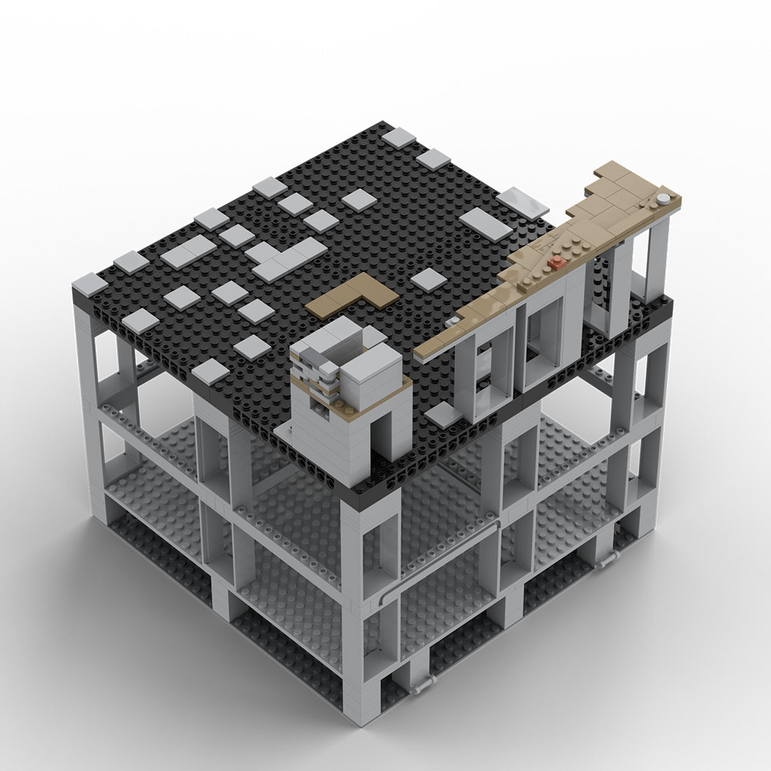 MOC - 207947 C2 Castle Hohengeroldseck Klemmbausteine - LesDiy - Klemmbausteine