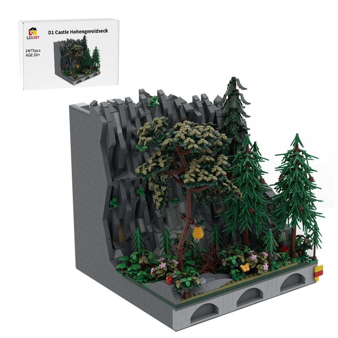 MOC - 207995 D1 Castle Hohengeroldseck Klemmbausteine - LesDiy - Klemmbausteine