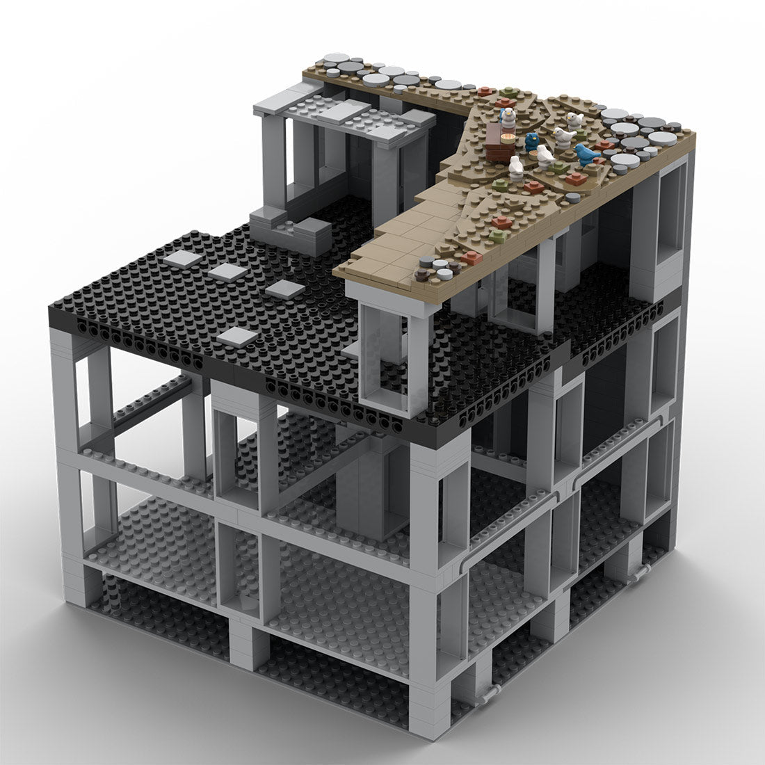 MOC - 207996 D2 Castle Hohengeroldseck Klemmbausteine - LesDiy - Klemmbausteine