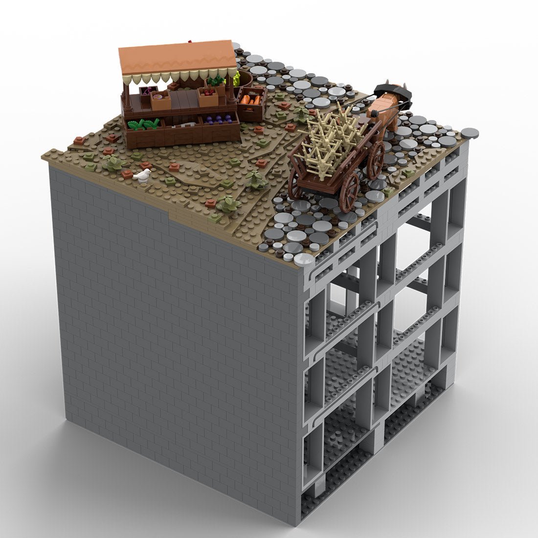 MOC - 207997 D3 Castle Hohengeroldseck Klemmbausteine - LesDiy - Klemmbausteine