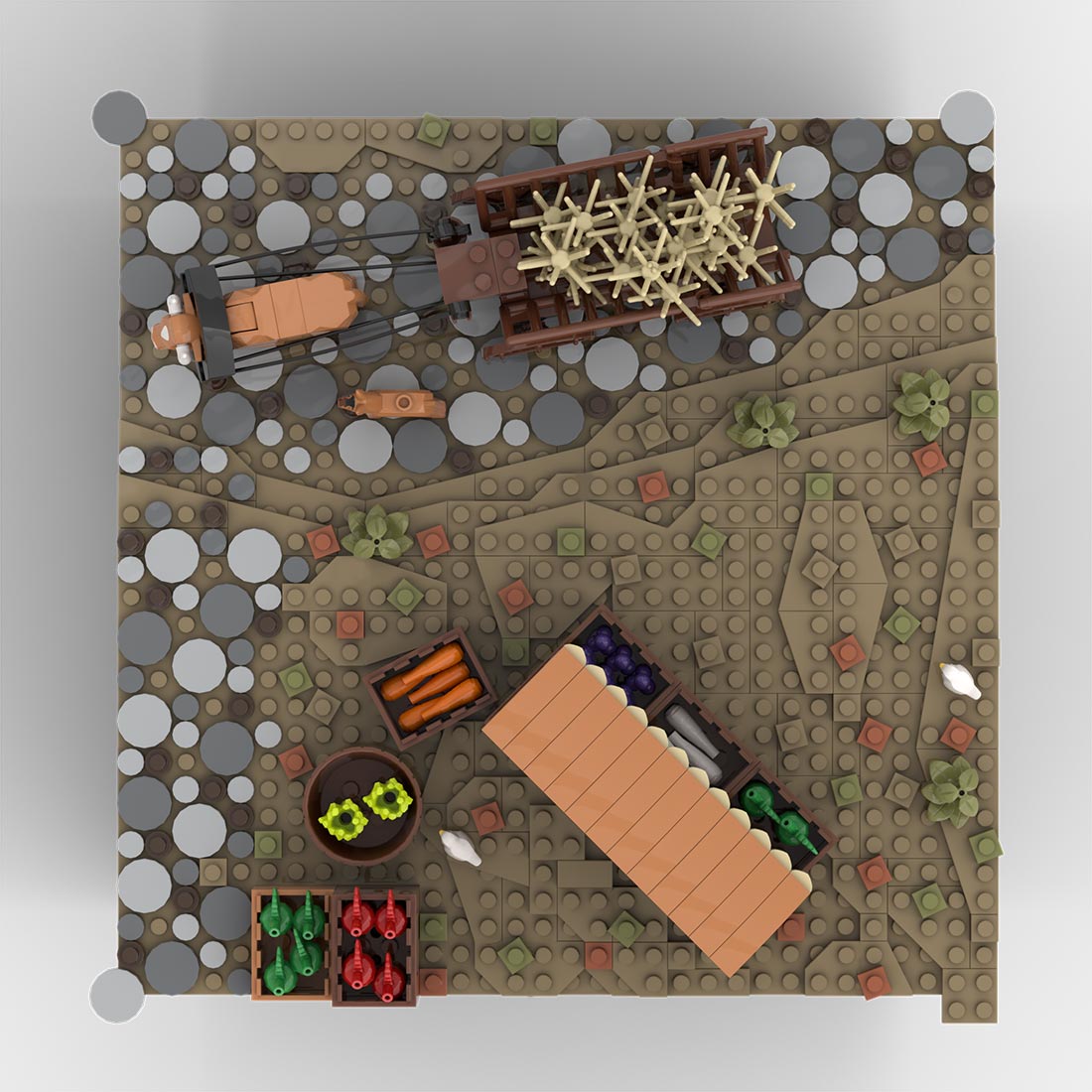 MOC - 207997 D3 Castle Hohengeroldseck Klemmbausteine - LesDiy - Klemmbausteine