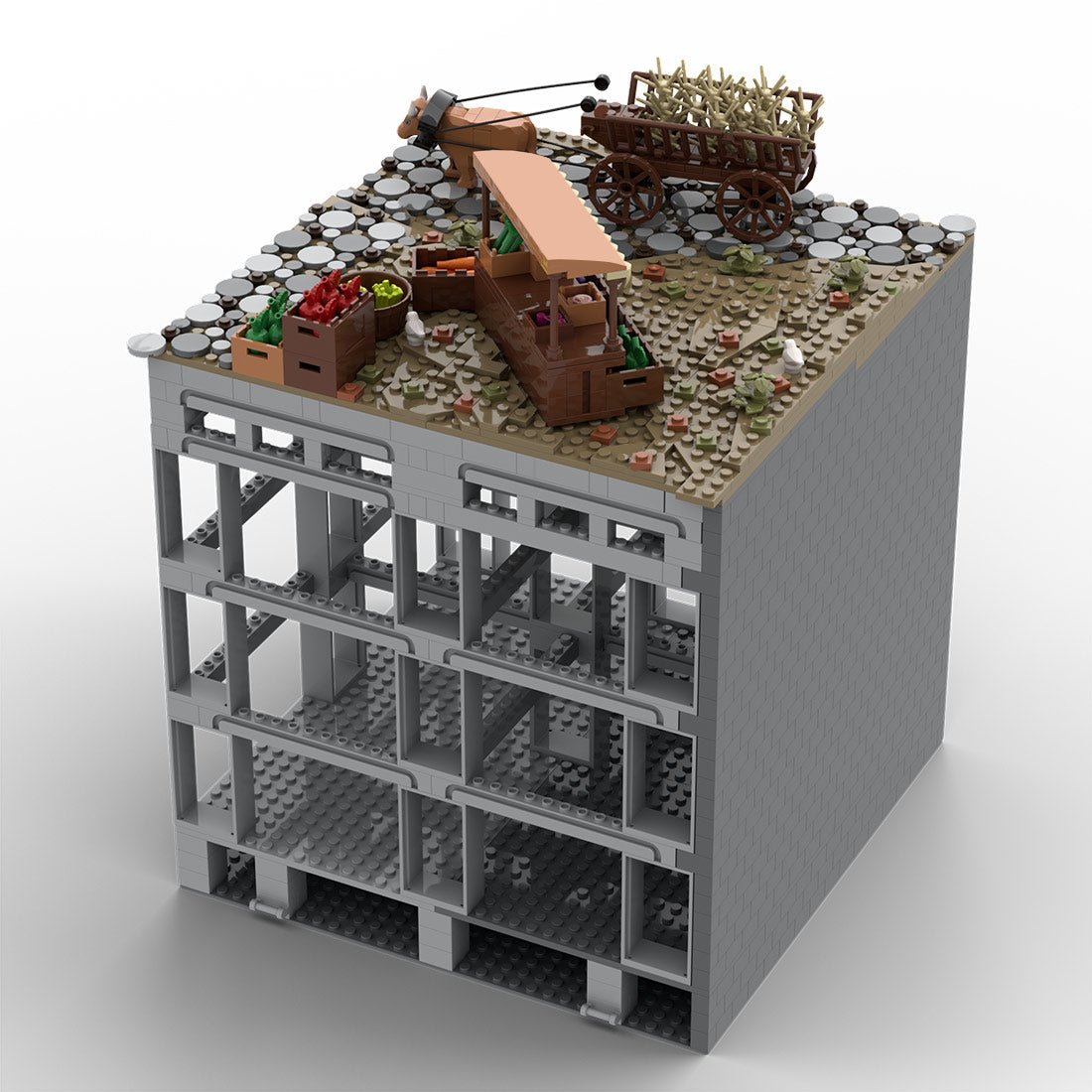 MOC - 208000 D4 Castle Hohengeroldseck Klemmbausteine - LesDiy - Klemmbausteine