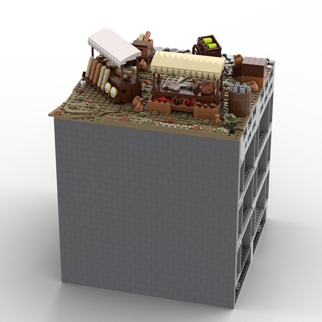 MOC - 208000 D4 Castle Hohengeroldseck Klemmbausteine - LesDiy - Klemmbausteine