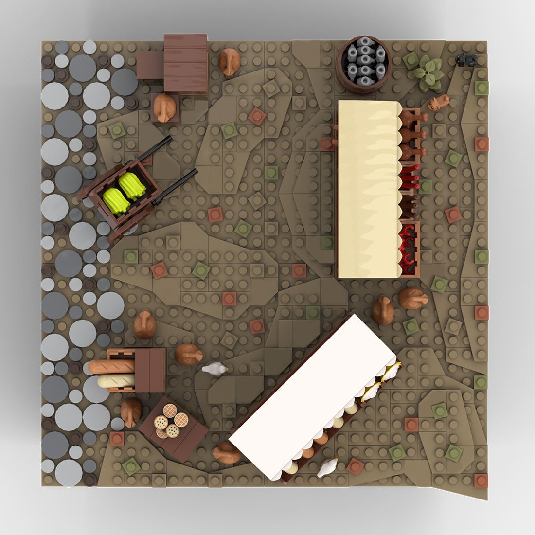 MOC - 208000 D4 Castle Hohengeroldseck Klemmbausteine - LesDiy - Klemmbausteine