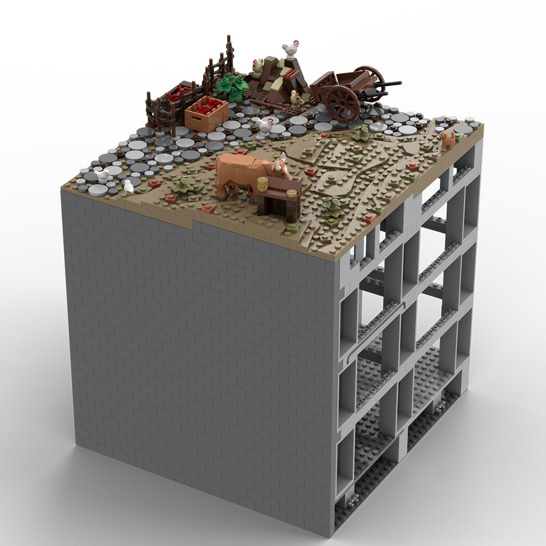 MOC - 208001 D5 Castle Hohengeroldseck Klemmbausteine - LesDiy - Klemmbausteine