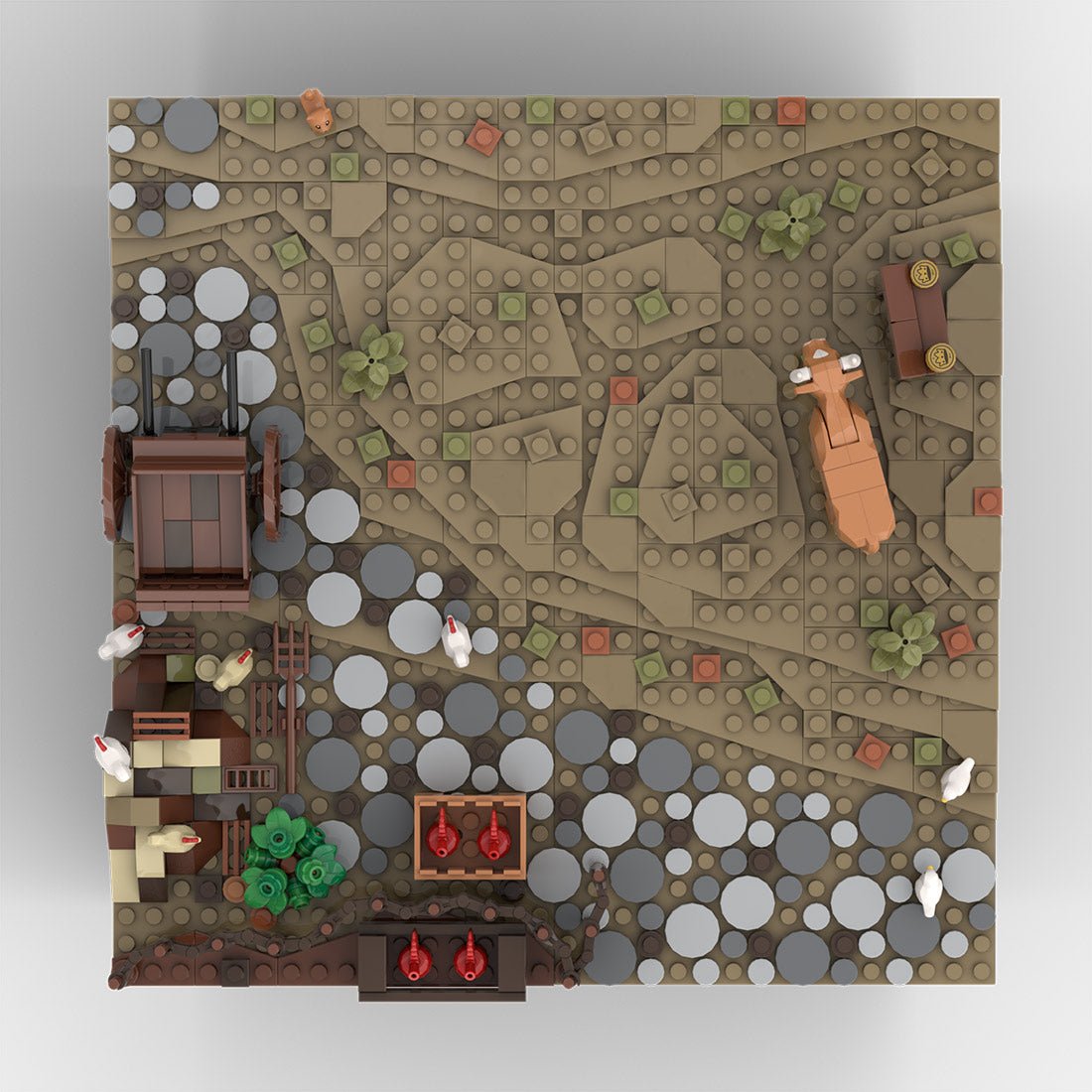 MOC - 208001 D5 Castle Hohengeroldseck Klemmbausteine - LesDiy - Klemmbausteine