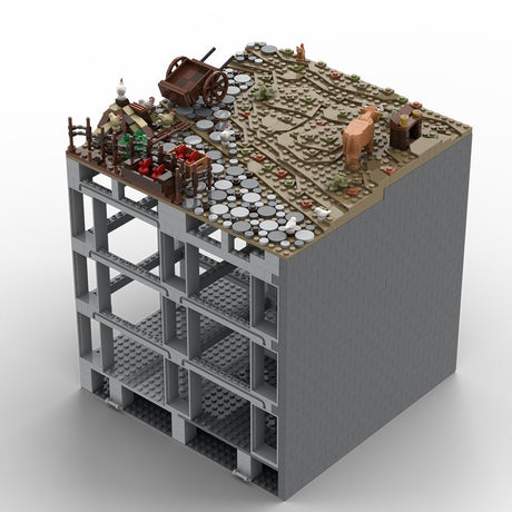 MOC - 208001 D5 Castle Hohengeroldseck Klemmbausteine - LesDiy - Klemmbausteine