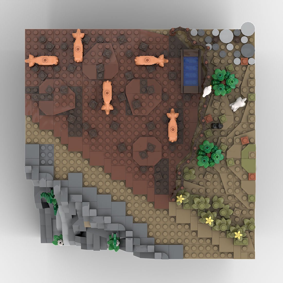 MOC - 208002 D6 Castle Hohengeroldseck Klemmbausteine - LesDiy - Klemmbausteine