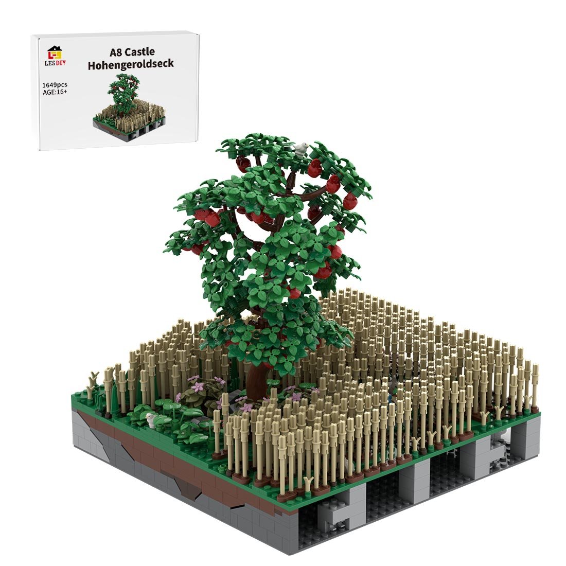 MOC - 208007 A8 Castle Hohengeroldseck Klemmbausteine - LesDiy - Klemmbausteine