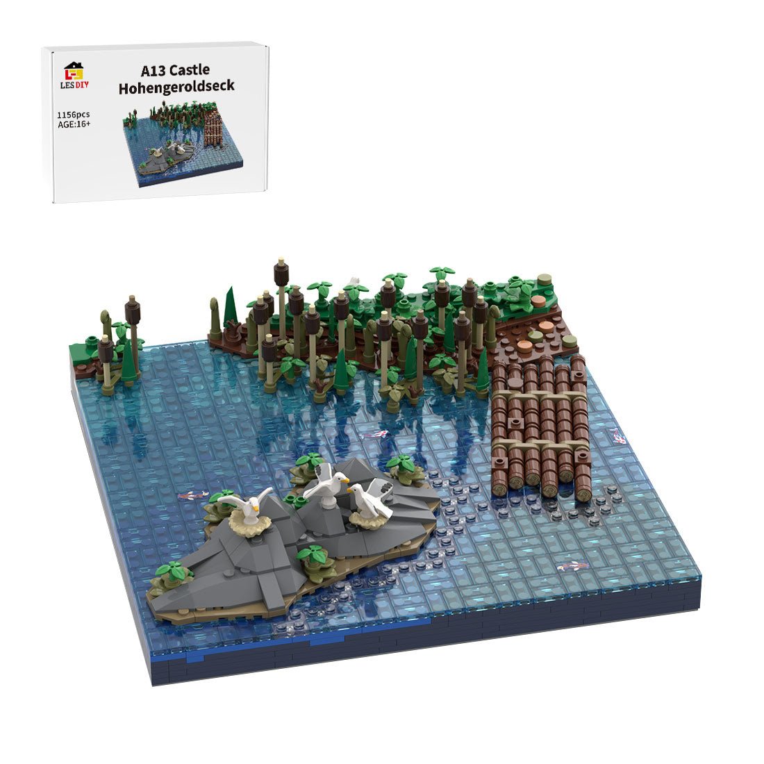 MOC - 208011 A13 Castle Hohengeroldseck Klemmbausteine - LesDiy - Klemmbausteine