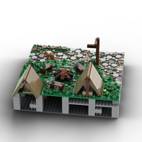 MOC - 208021 B9 Castle Hohengeroldseck Klemmbausteine - LesDiy - Klemmbausteine