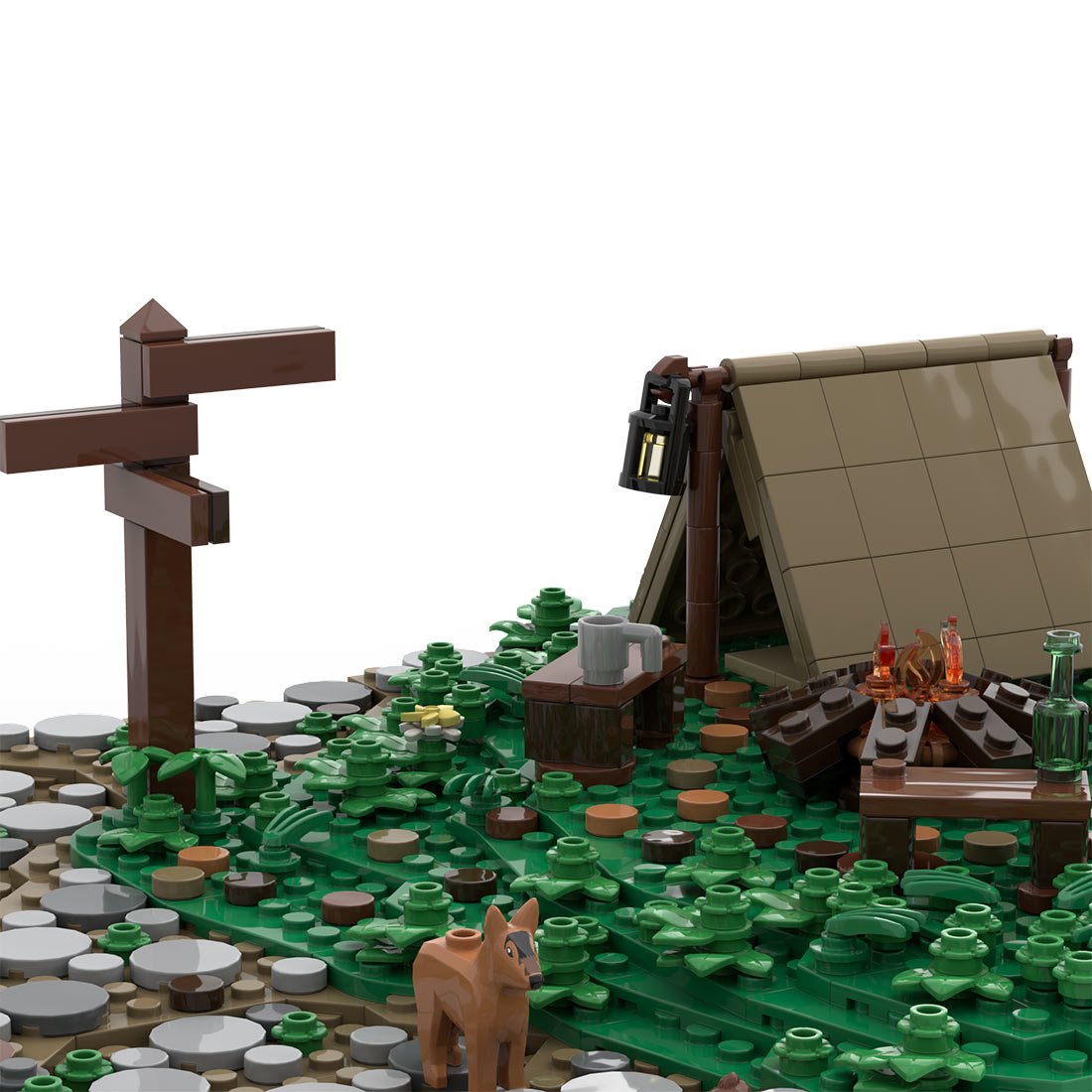 MOC - 208021 B9 Castle Hohengeroldseck Klemmbausteine - LesDiy - Klemmbausteine