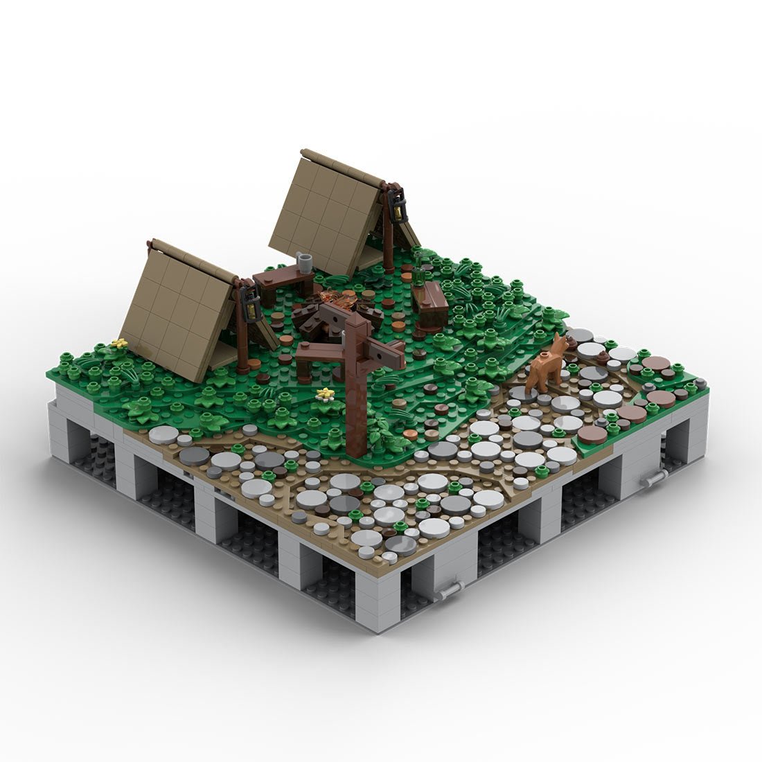 MOC - 208021 B9 Castle Hohengeroldseck Klemmbausteine - LesDiy - Klemmbausteine