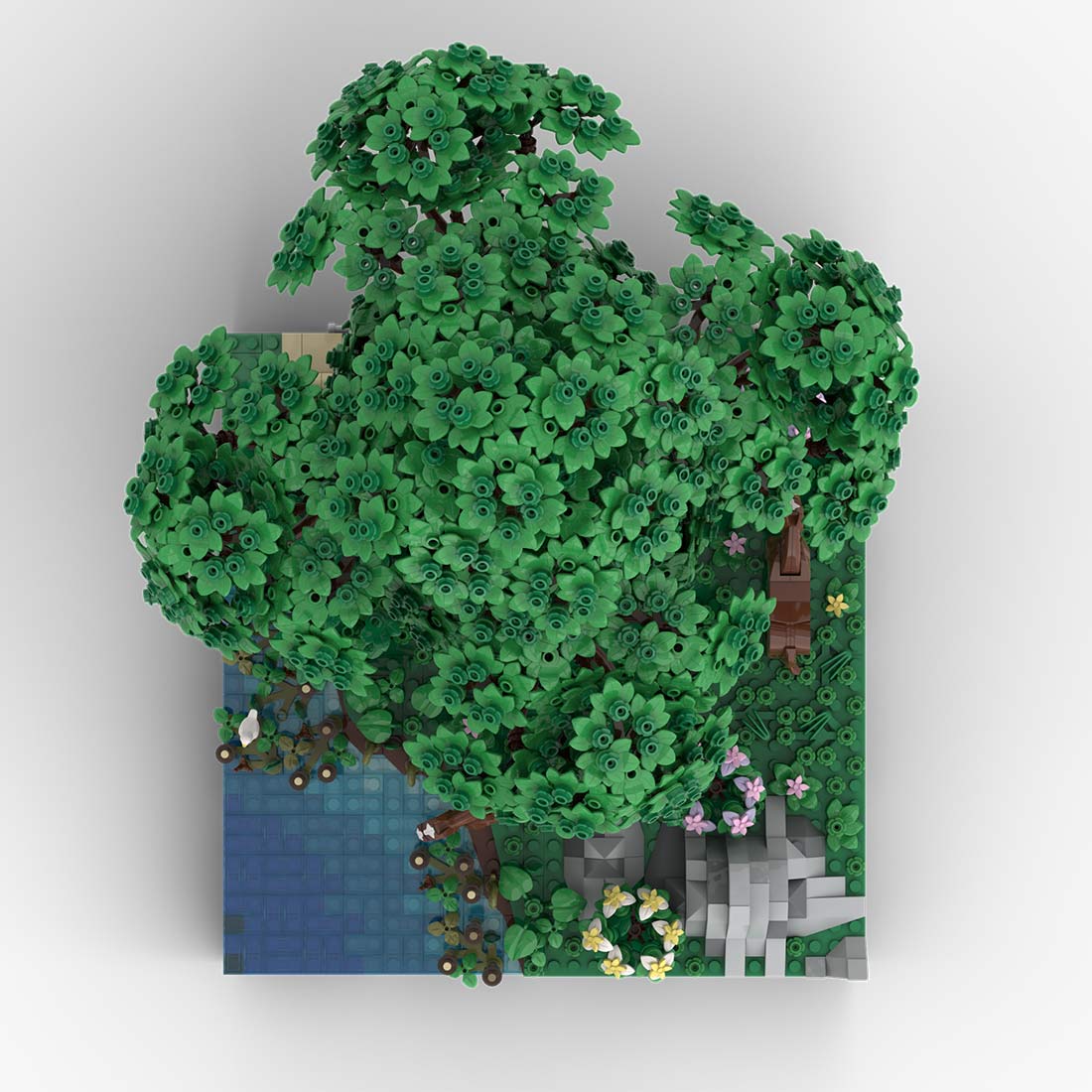 MOC - 208024 B10 Castle Hohengeroldseck Klemmbausteine - LesDiy - Klemmbausteine