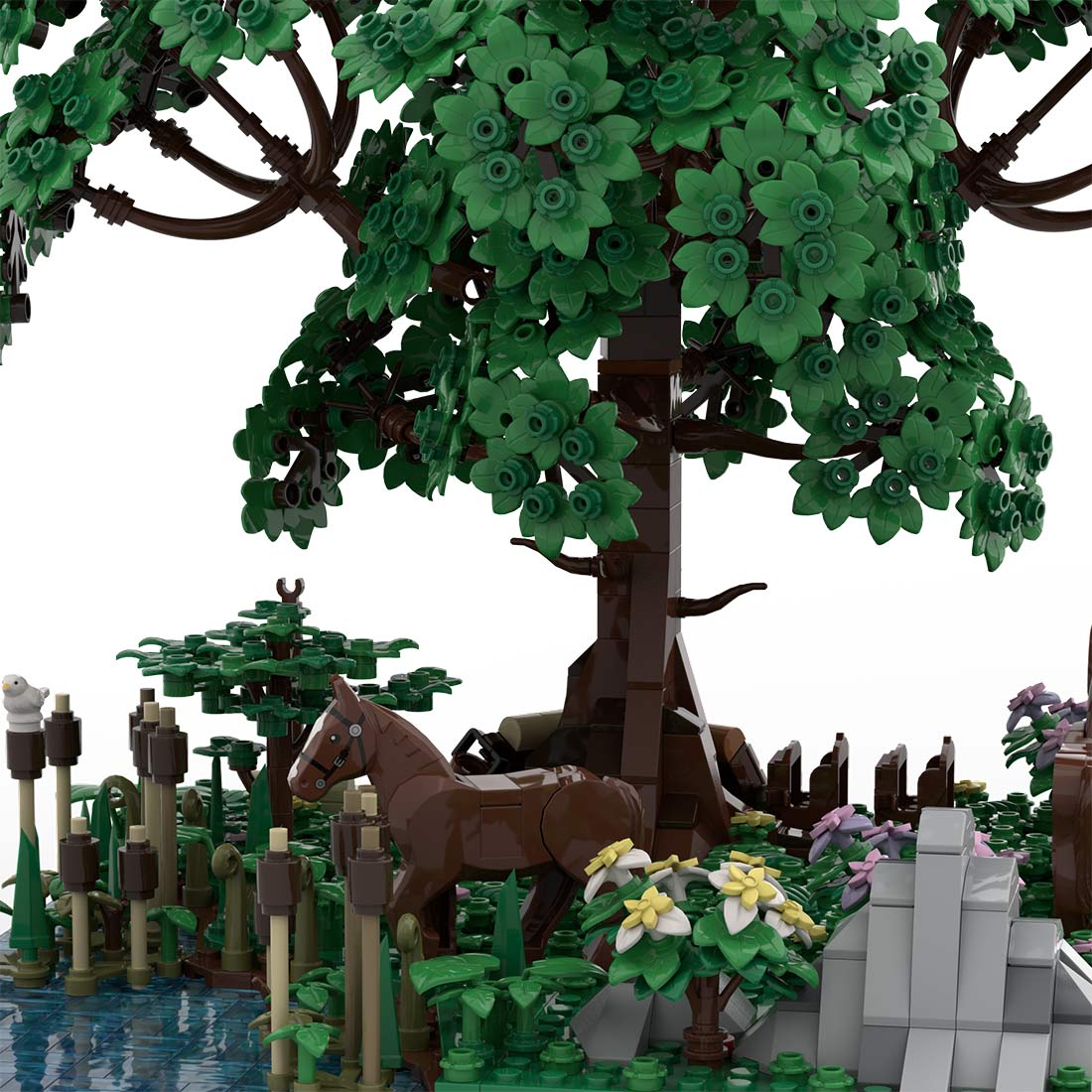 MOC - 208024 B10 Castle Hohengeroldseck Klemmbausteine - LesDiy - Klemmbausteine