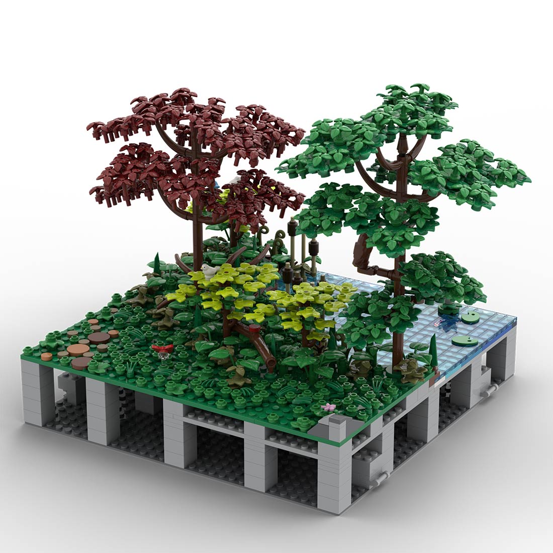 MOC - 208025 B11 Castle Hohengeroldseck Klemmbausteine - LesDiy - Klemmbausteine