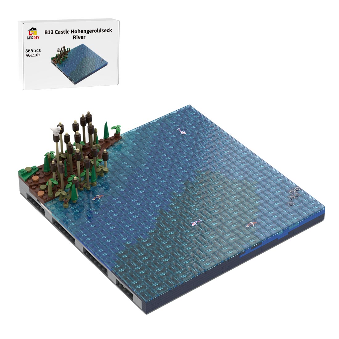 MOC - 208032 B13 Castle Hohengeroldseck Klemmbausteine - LesDiy - Klemmbausteine