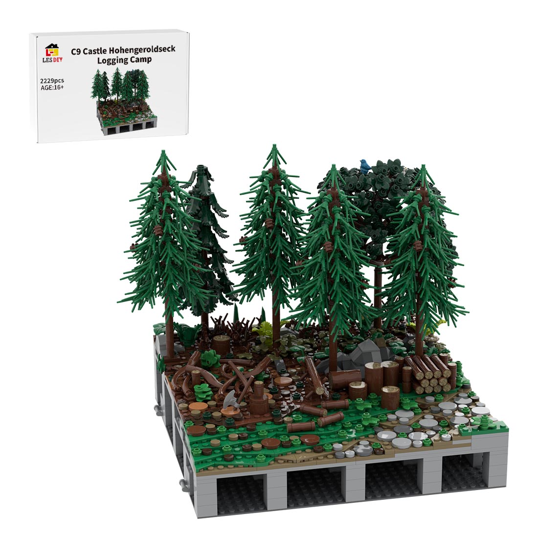 MOC - 208072 C9 Castle Hohengeroldseck Klemmbausteine - LesDiy - Klemmbausteine