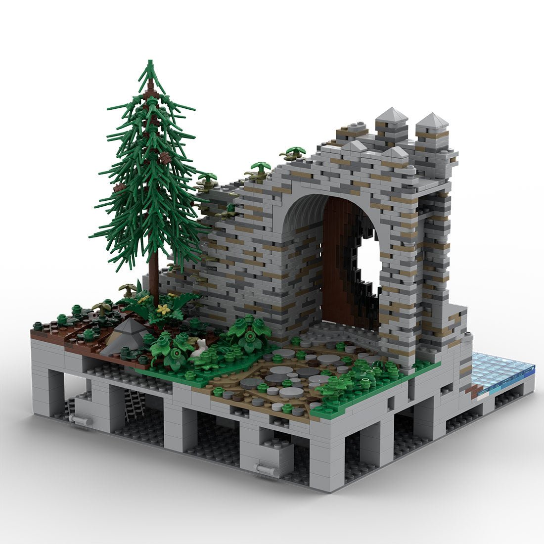 MOC - 208078 C12 Castle Hohengeroldseck Klemmbausteine - LesDiy - Klemmbausteine