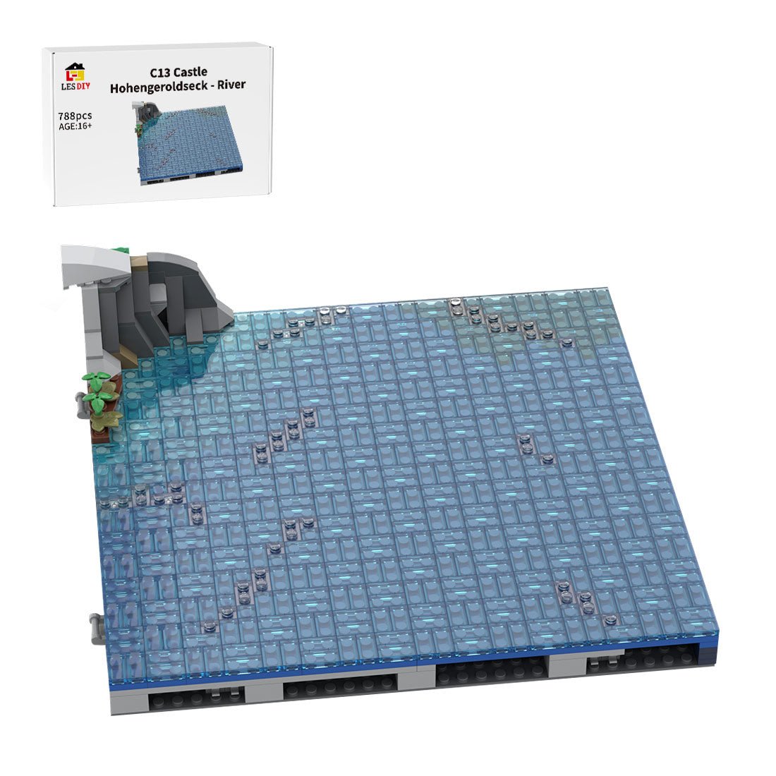 MOC - 208080 C13 Castle Hohengeroldseck Klemmbausteine - LesDiy - Klemmbausteine