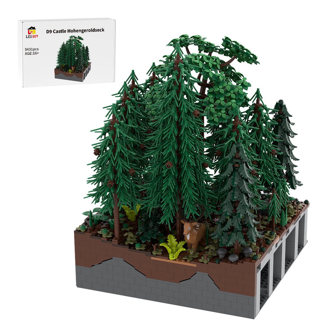 MOC - 208082 D8 Castle Hohengeroldseck Klemmbausteine - LesDiy - Klemmbausteine