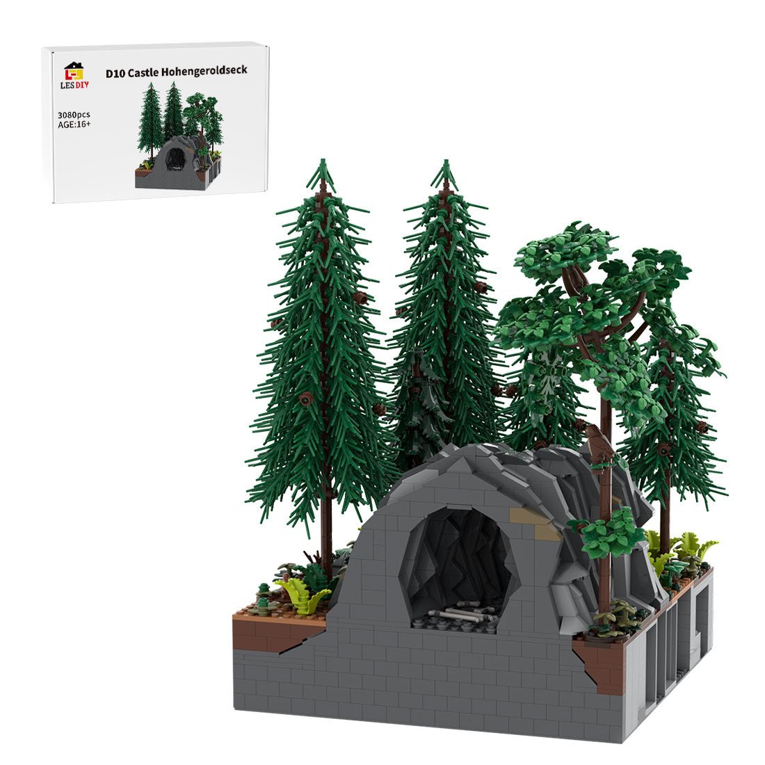 MOC - 208084 D10 Castle Hohengeroldseck Klemmbausteine - LesDiy - Klemmbausteine