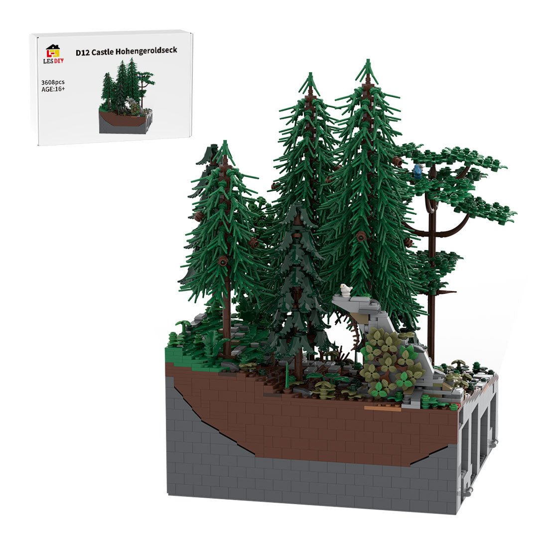 MOC - 208090 D12 Castle Hohengeroldseck Klemmbausteine - LesDiy - Klemmbausteine