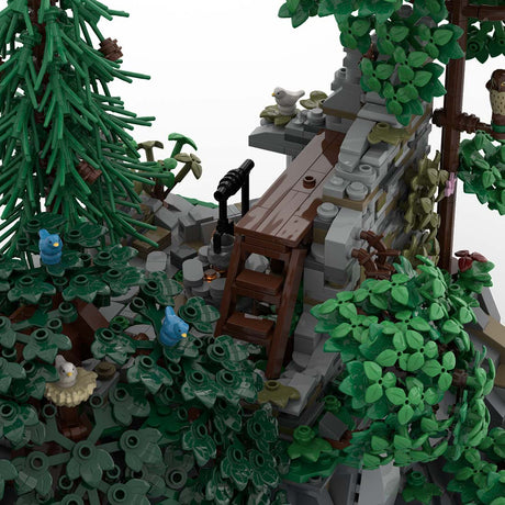 MOC - 208092 D13 Castle Hohengeroldseck Klemmbausteine - LesDiy - Klemmbausteine