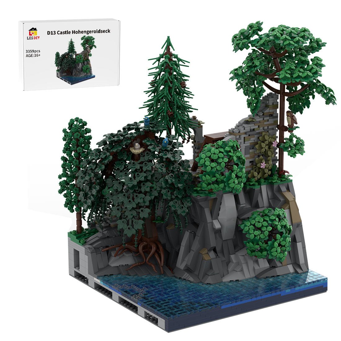 MOC - 208092 D13 Castle Hohengeroldseck Klemmbausteine - LesDiy - Klemmbausteine