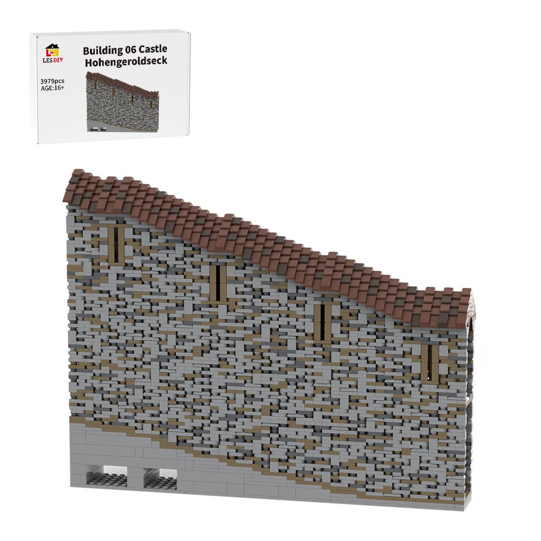 MOC - 208136 Building 06 Castle Hohengeroldseck Klemmbausteine - LesDiy - Klemmbausteine