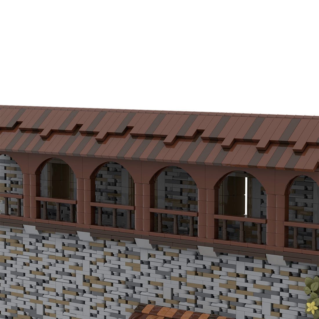 MOC - 208139 Building 08 Castle Hohengeroldseck Klemmbausteine - LesDiy - Klemmbausteine