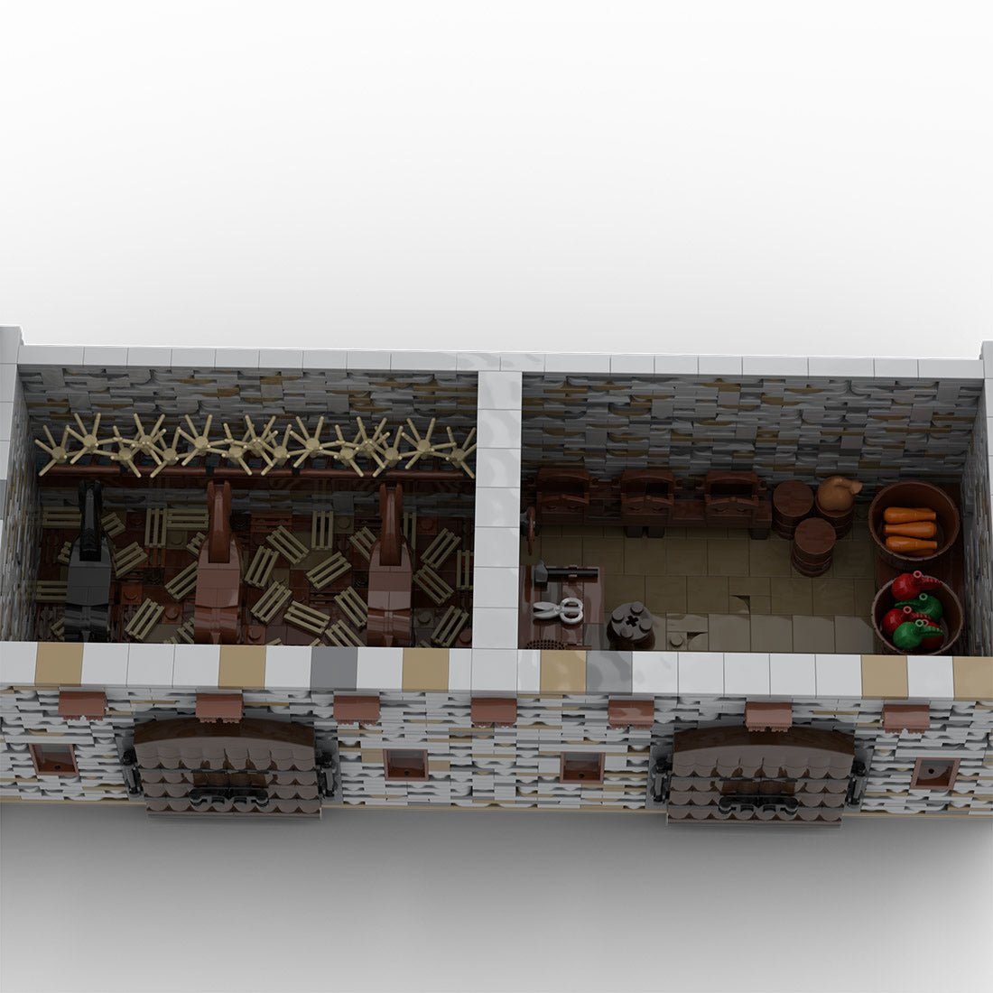 MOC - 208143 Building 09 Castle Hohengeroldseck Klemmbausteine - LesDiy - Klemmbausteine