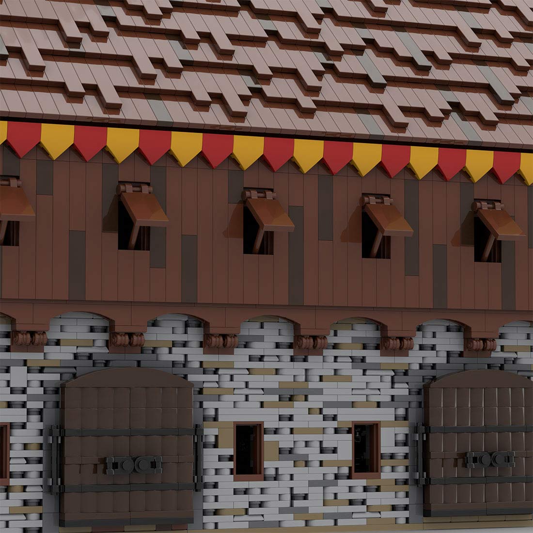 MOC - 208143 Building 09 Castle Hohengeroldseck Klemmbausteine - LesDiy - Klemmbausteine