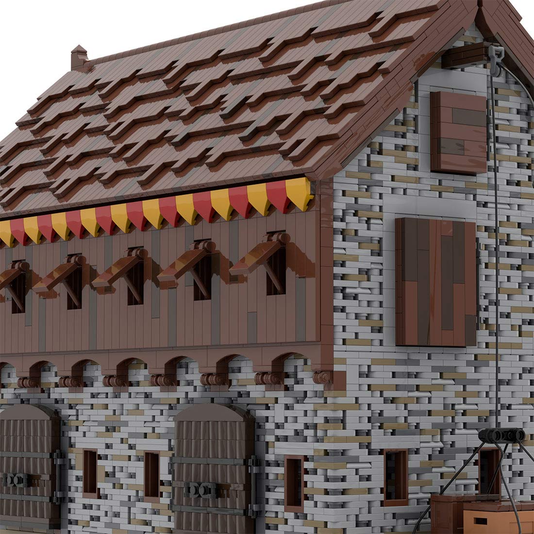 MOC - 208143 Building 09 Castle Hohengeroldseck Klemmbausteine - LesDiy - Klemmbausteine