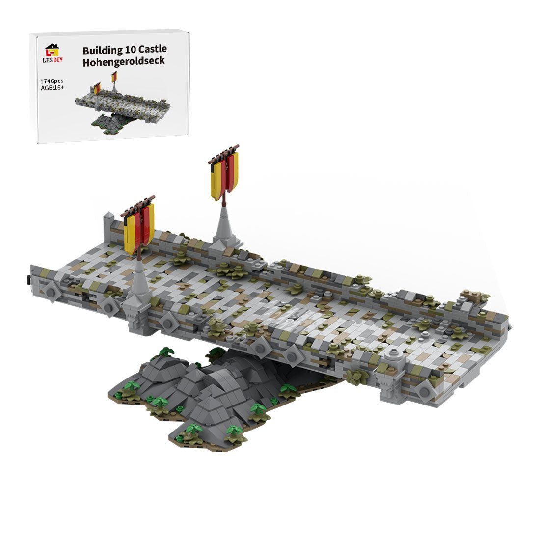 MOC - 208146 Building 10 Castle Hohengeroldseck Klemmbausteine - LesDiy - Klemmbausteine