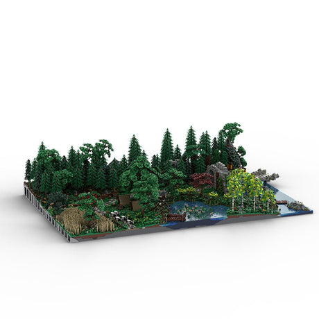 MOC - 208147 Landscape Expansion 1 Klemmbausteine - MOC - 207737 Castle Hohengeroldseck - LesDiy - Klemmbausteine