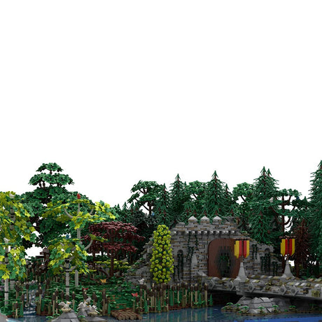 MOC - 208147 Landscape Expansion 1 Klemmbausteine - MOC - 207737 Castle Hohengeroldseck - LesDiy - Klemmbausteine