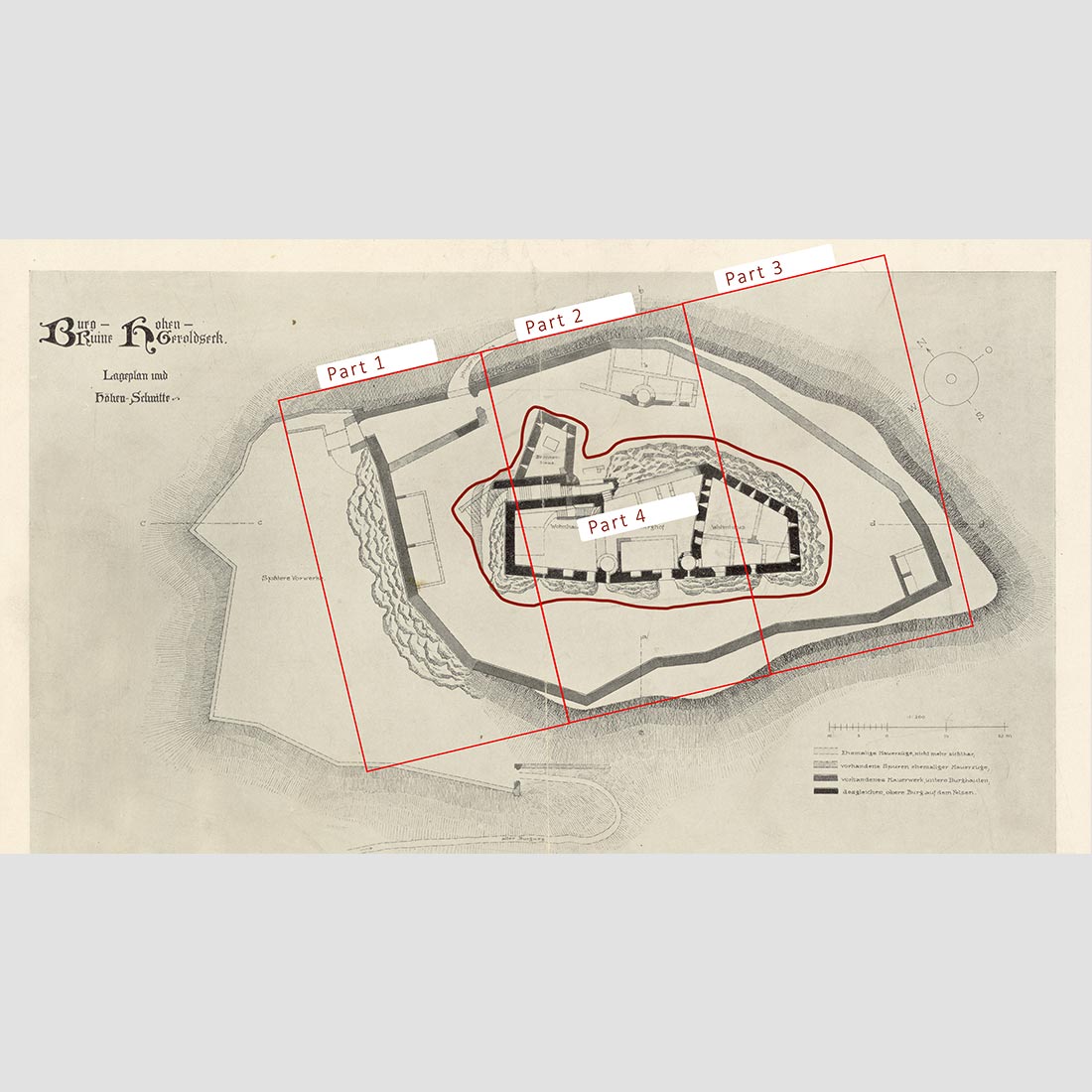 MOC - 208159 Castle Part 1 Klemmbausteine - Castle Hohengeroldseck - LesDiy - Klemmbausteine