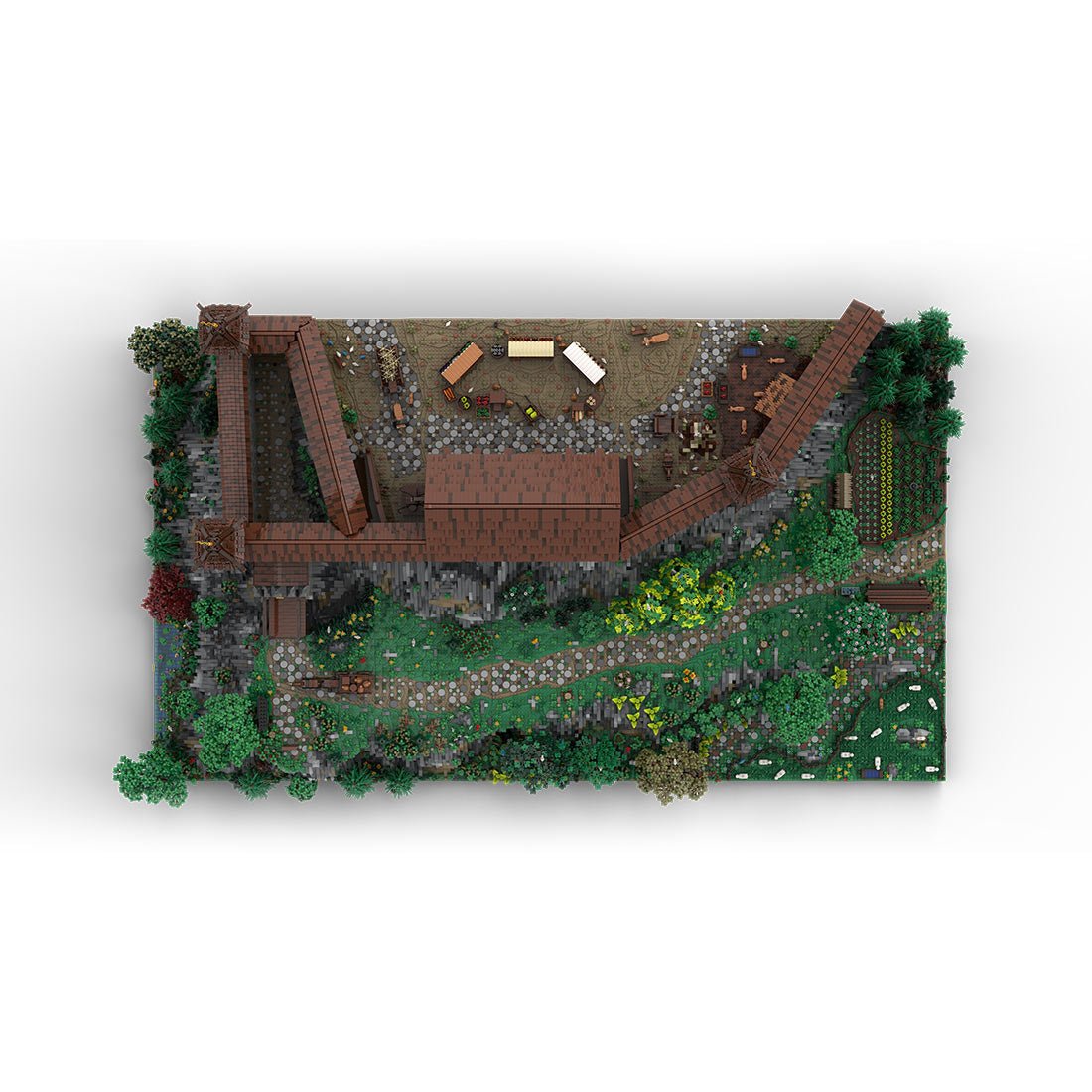 MOC - 208159 Castle Part 1 Klemmbausteine - Castle Hohengeroldseck - LesDiy - Klemmbausteine