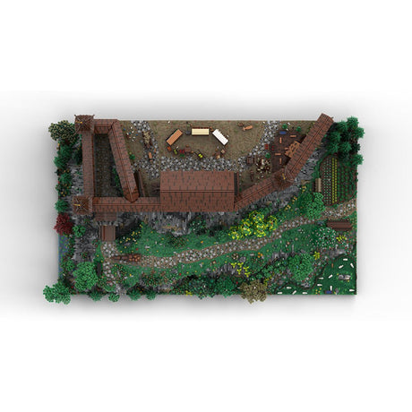 MOC - 208159 Castle Part 1 Klemmbausteine - Castle Hohengeroldseck - LesDiy - Klemmbausteine