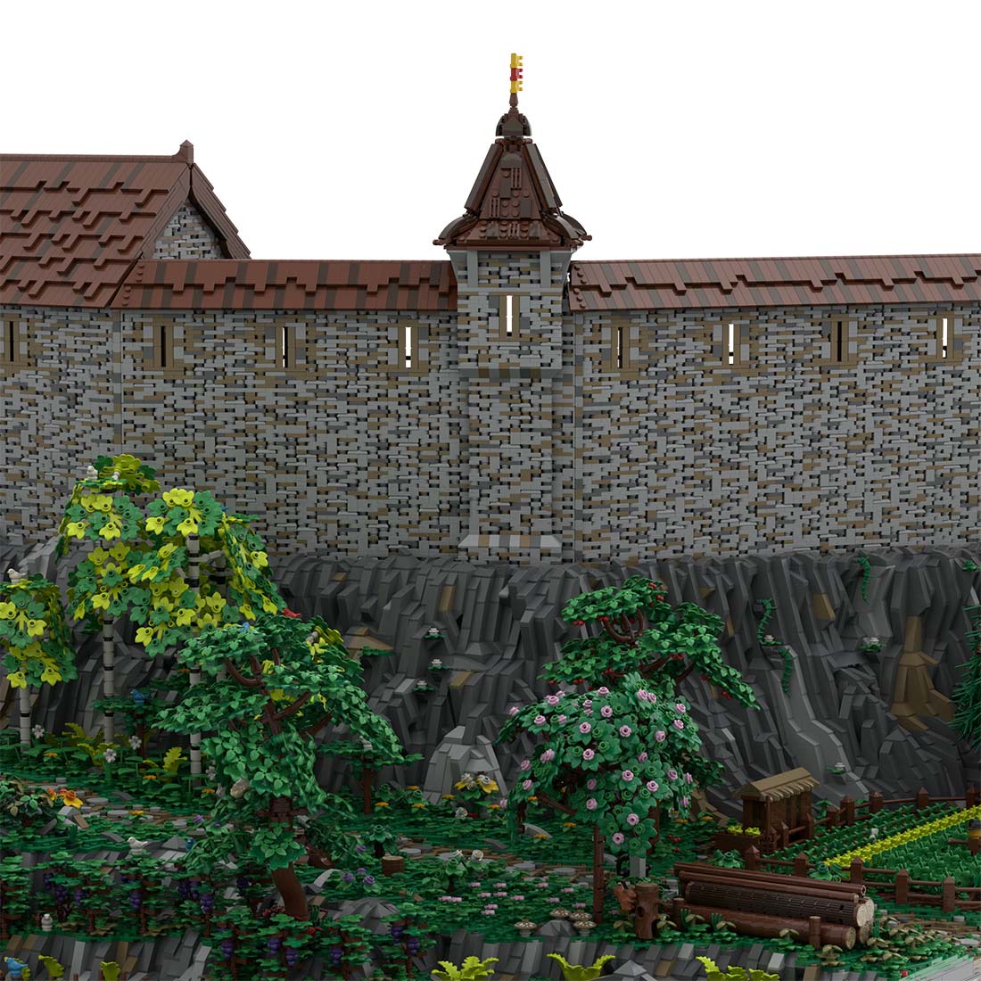 MOC - 208159 Castle Part 1 Klemmbausteine - Castle Hohengeroldseck - LesDiy - Klemmbausteine