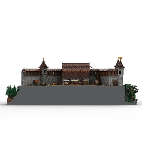 MOC - 208159 Castle Part 1 Klemmbausteine - Castle Hohengeroldseck - LesDiy - Klemmbausteine