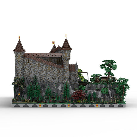 MOC - 208159 Castle Part 1 Klemmbausteine - Castle Hohengeroldseck - LesDiy - Klemmbausteine