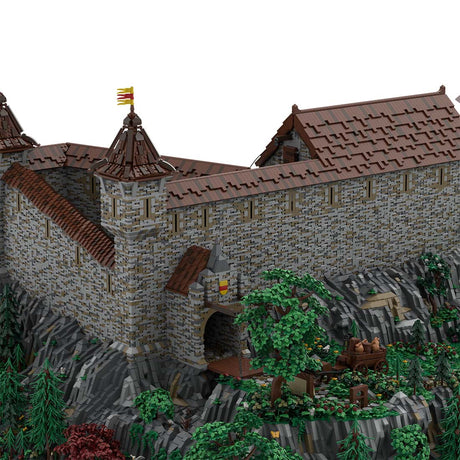 MOC - 208159 Castle Part 1 Klemmbausteine - Castle Hohengeroldseck - LesDiy - Klemmbausteine