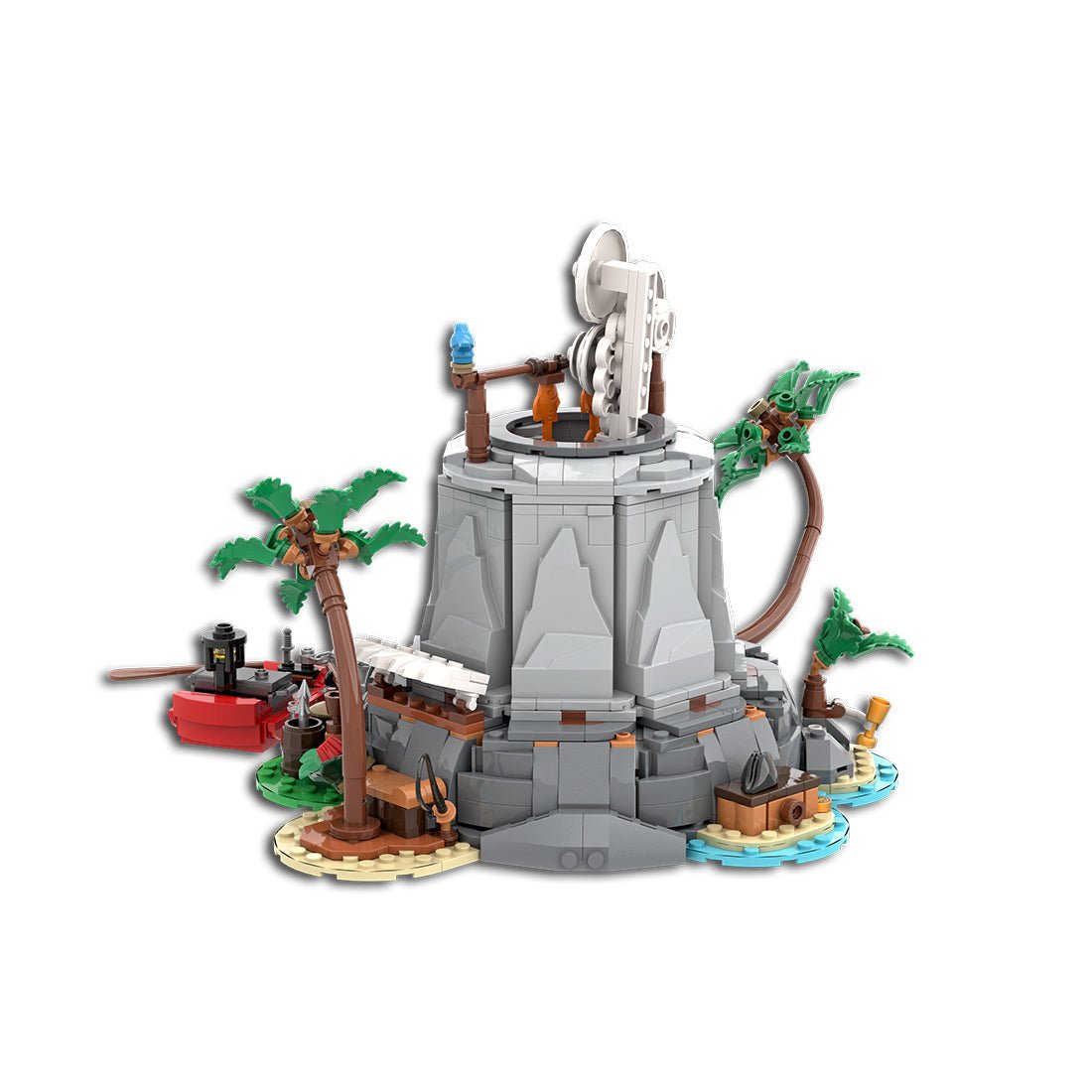 MOC - 208347 Smoldering Bay Klemmbausteine - LesDiy - Klemmbausteine