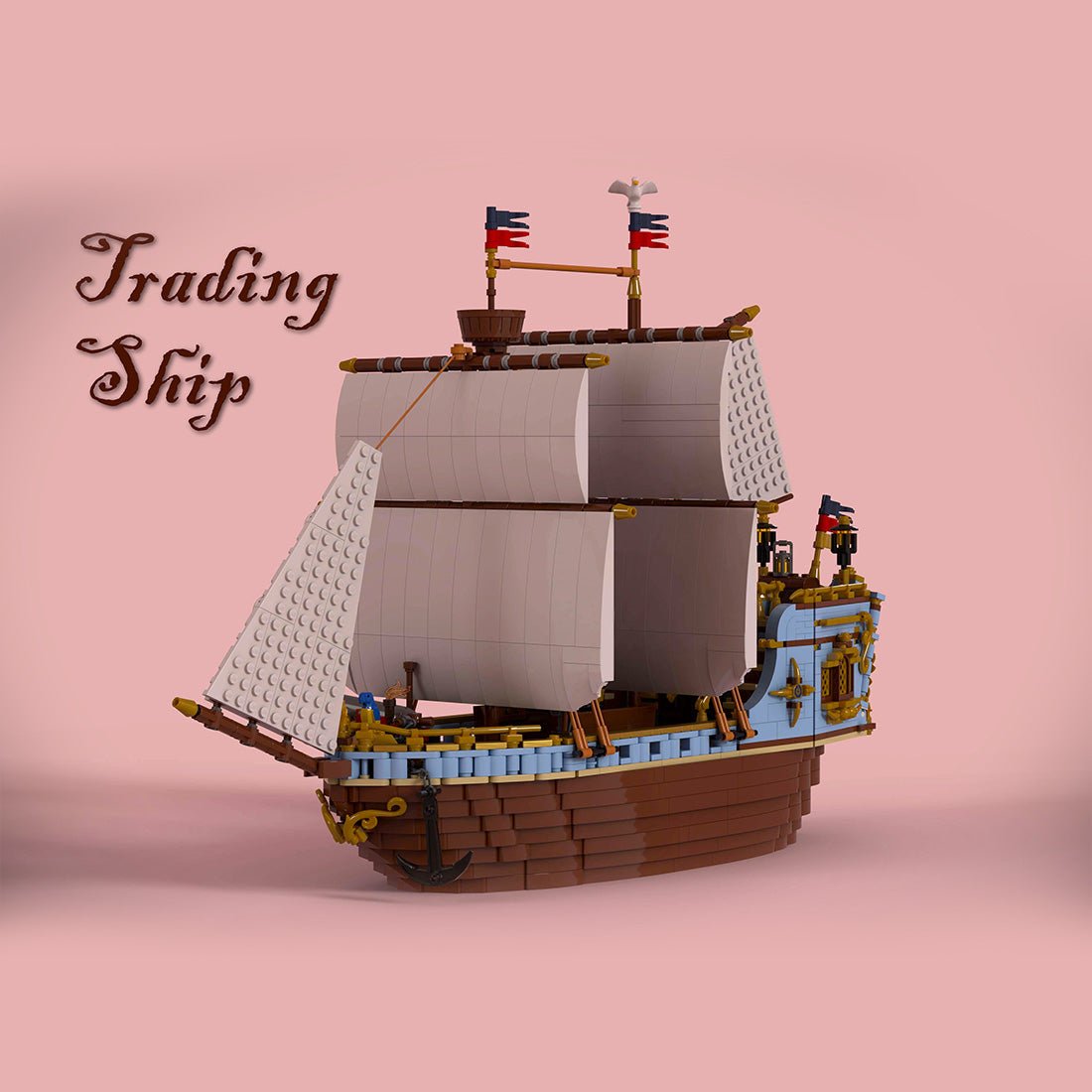 MOC - 209366 Trading Ship Klemmbausteine - LesDiy - Klemmbausteine