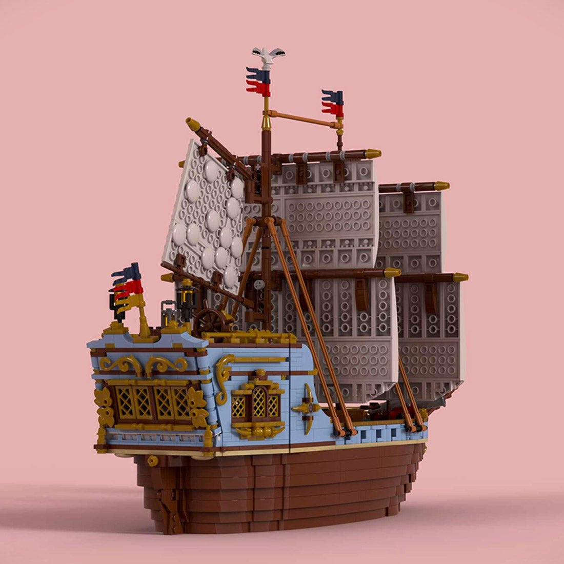 MOC - 209366 Trading Ship Klemmbausteine - LesDiy - Klemmbausteine