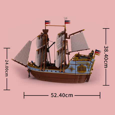 MOC - 209366 Trading Ship Klemmbausteine - LesDiy - Klemmbausteine