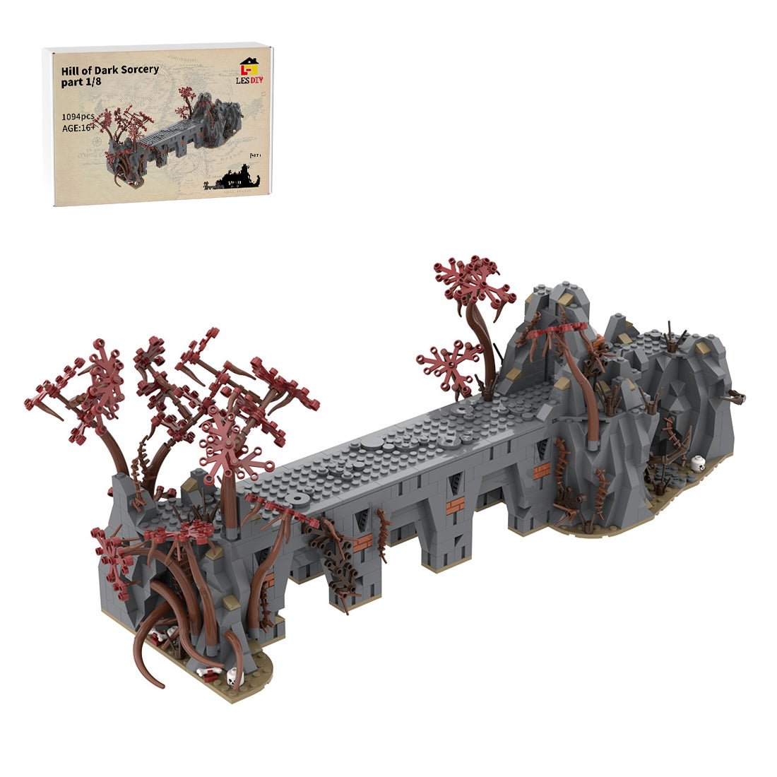 MOC - 209773 UCS Dol - Guldur - part 1/8 Klemmbausteine - LesDiy - Klemmbausteine